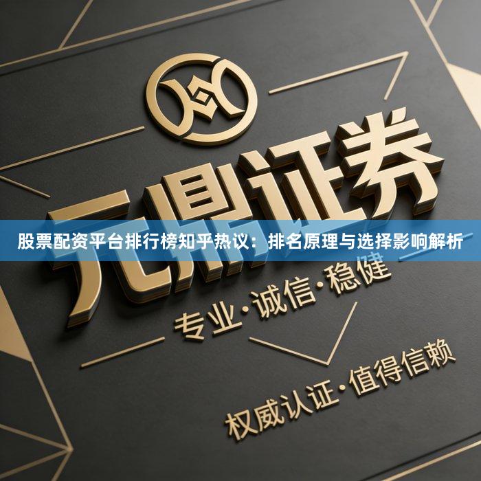 股票配资平台排行榜知乎热议：排名原理与选择影响解析