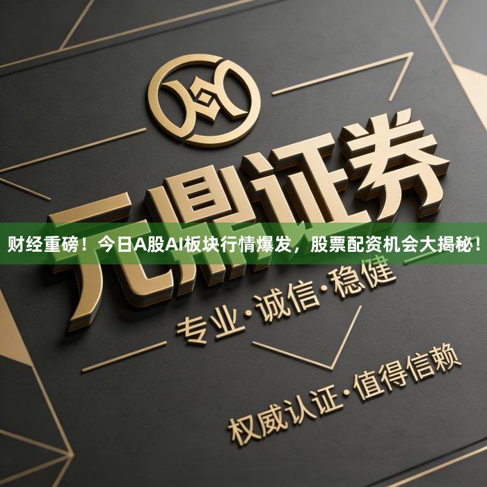 财经重磅！今日A股AI板块行情爆发，股票配资机会大揭秘！